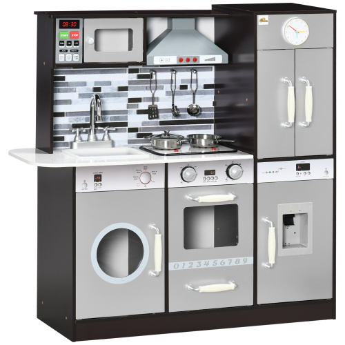 Kids Kitchen Playset with Washing Machine
