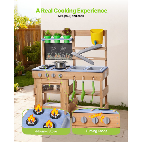 Outdoor Mud Kitchen for Kids - Image 2