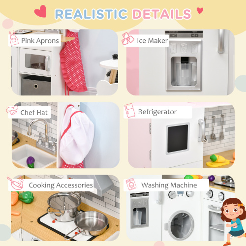 Large Wooden Kitchen with Washing Machine - Image 3