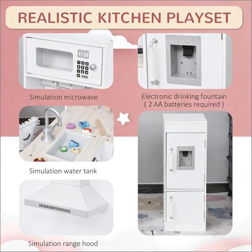 Wooden Pretend Toy Kitchen Set - Image 3