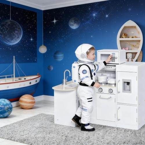 Wooden Pretend Toy Kitchen Set - Image 2
