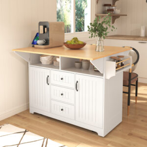 Folding Storage Dining Table with Spice