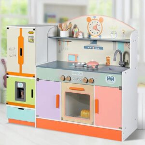 Kitchen Set Toy Pretend Play Wooden Kitchen Pretend Toy For Boys Girls